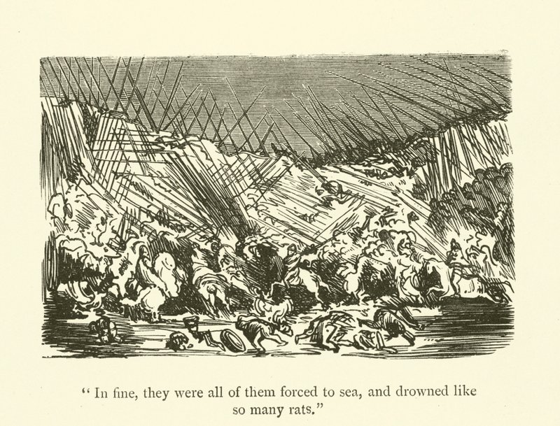 Illustrazione per le opere di Rabelais da Gustave after Dore