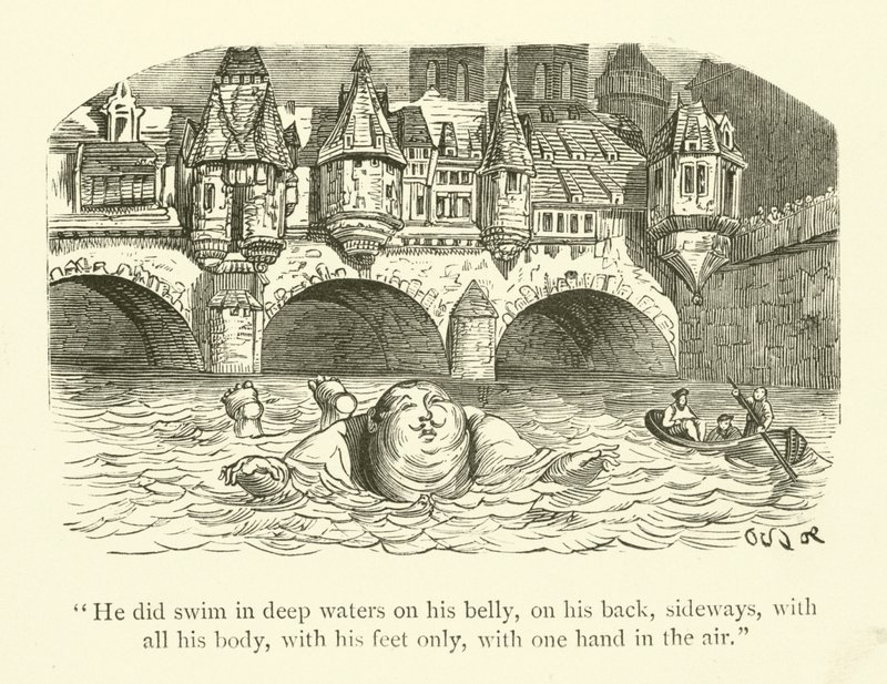 Illustrazione per le opere di Rabelais da Gustave after Dore