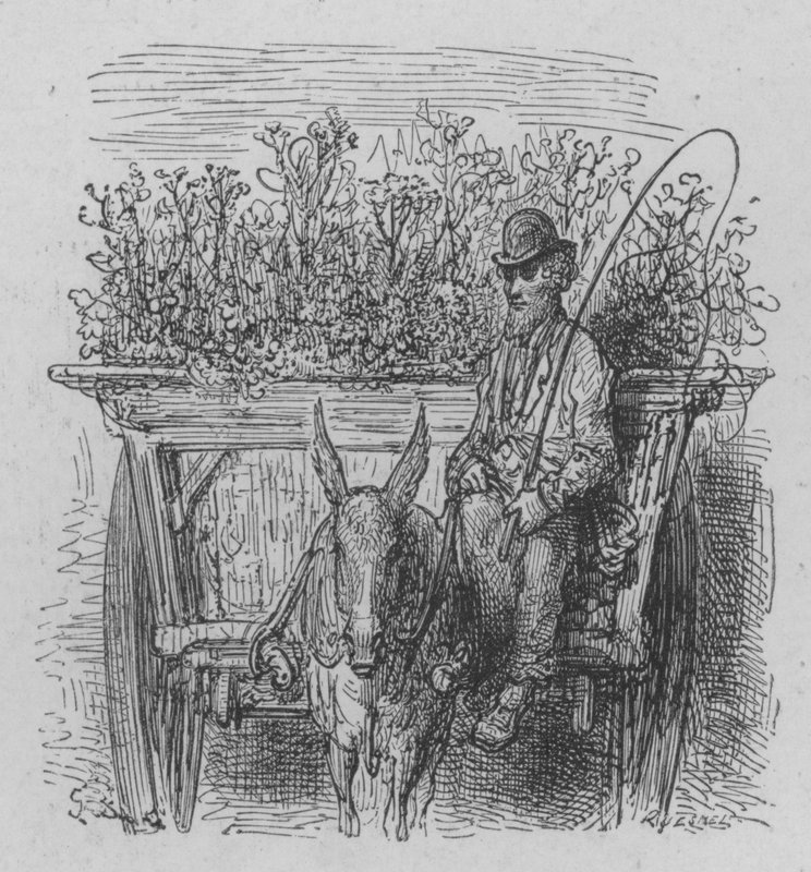 Il Fioraio Ambulante da Gustave after Dore