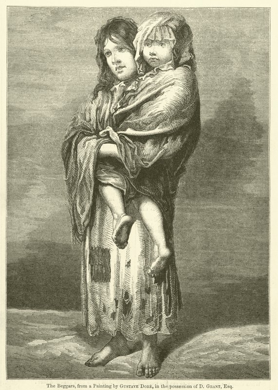 I mendicanti da Gustave after Dore