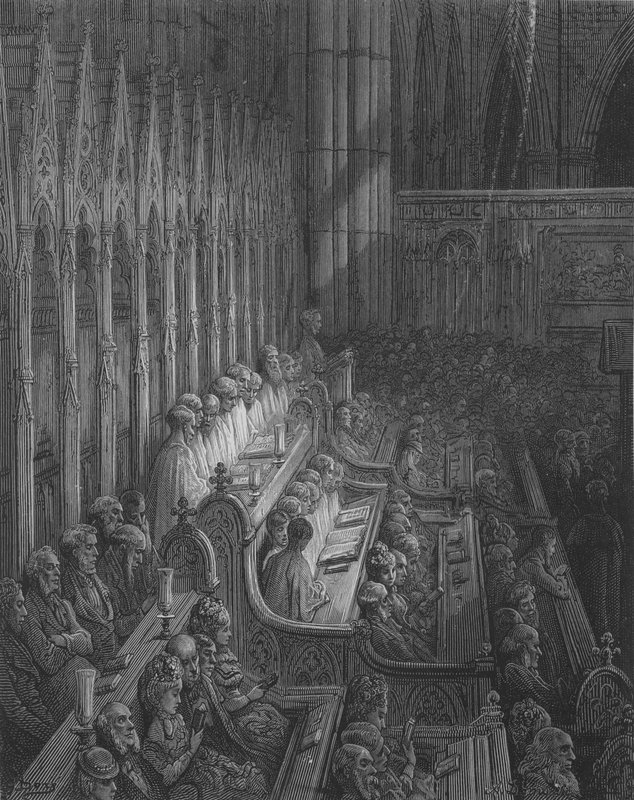 Westminster, Il Coro da Gustave after Dore