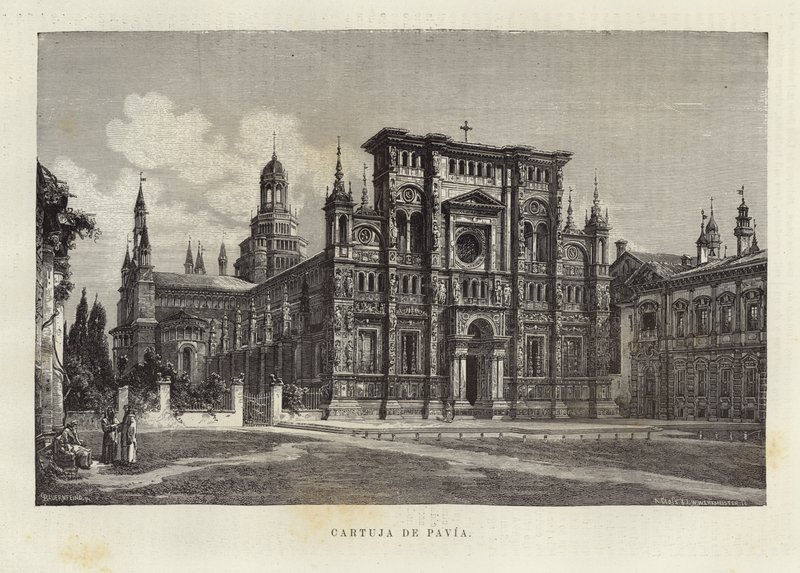 Certosa di Pavia da Gustave Bauernfeind