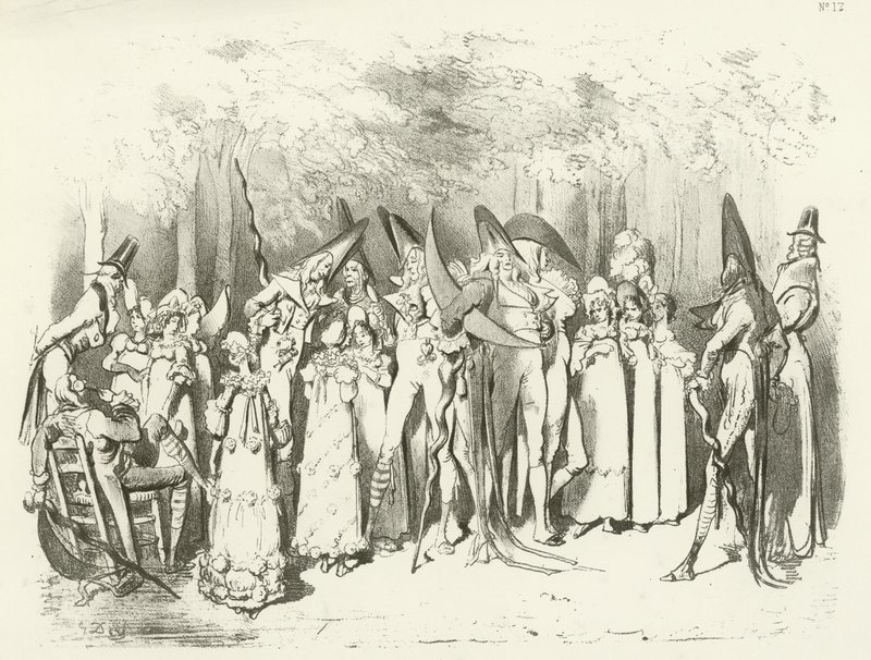 Mode sotto il Direttorio 1798. Gli Incroyables da Gustave Dore