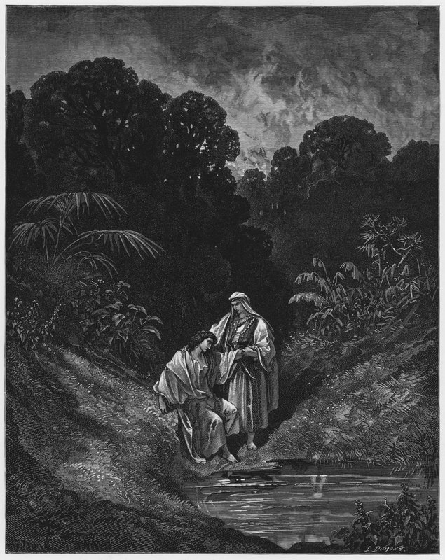 Bibbia di Gustave Doré: Davide e Gionatan da Gustave Dore