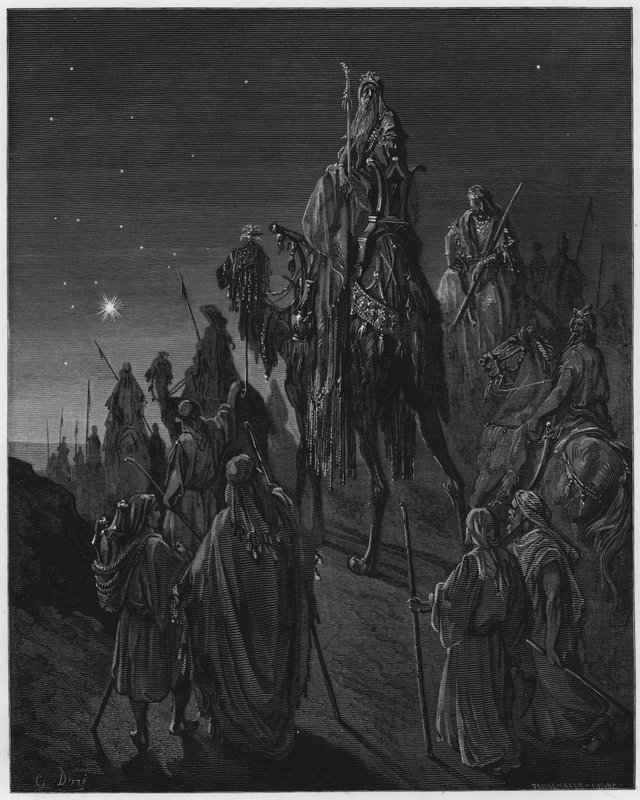 Gustave Doré Bibbia: I saggi guidati dalla stella da Gustave Dore