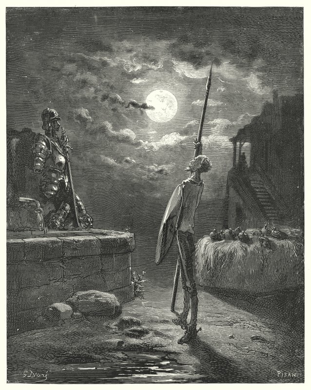 Don Chisciotte di Gustave Doré: "Cominciò a camminare vicino all