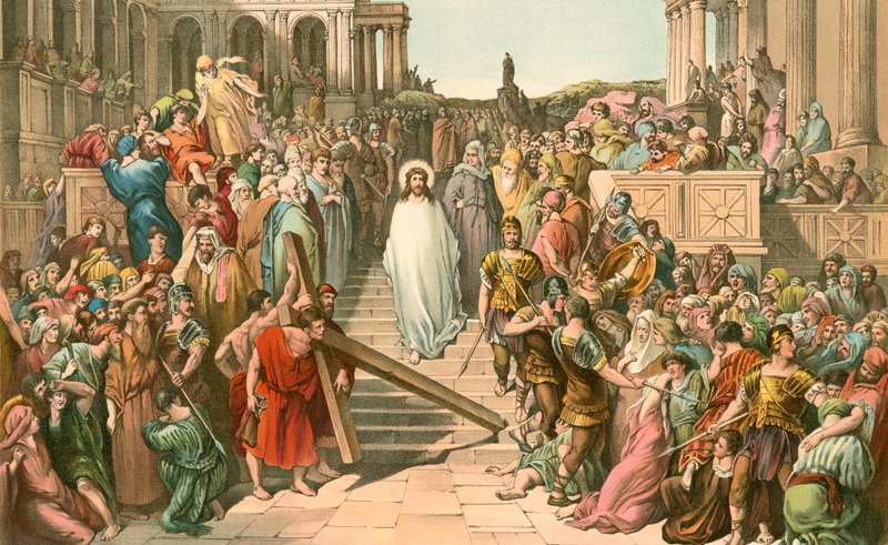 Gesù sulla via del Calvario da Gustave Dore
