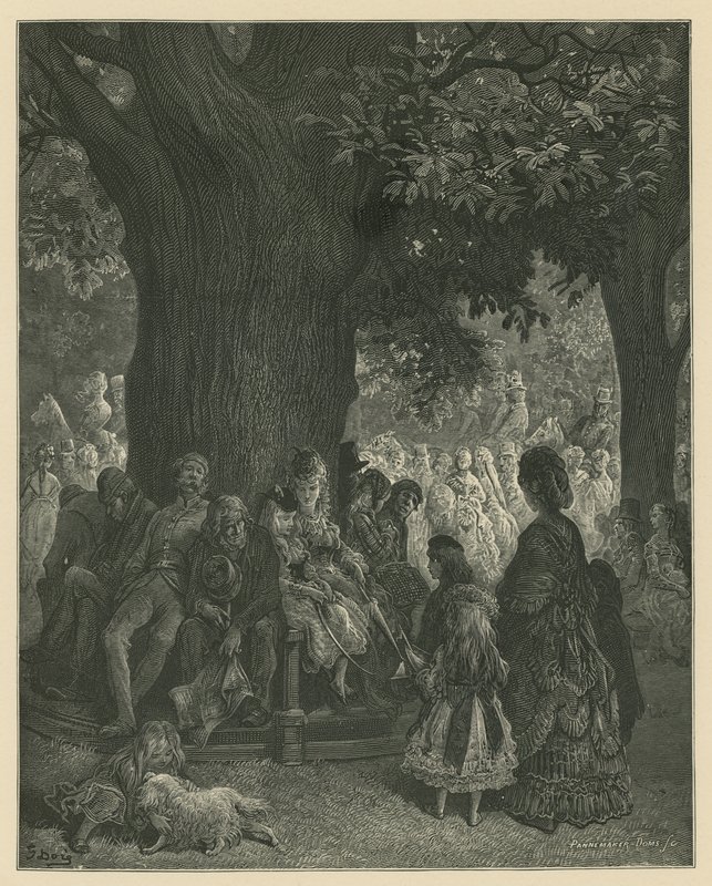 Kensington Gardens, Londra da Gustave Dore