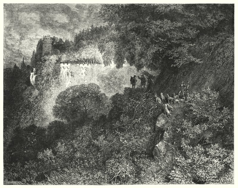 La Bella Addormentata (incisione) da Gustave Dore