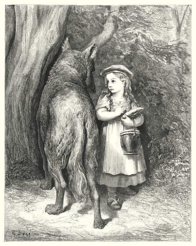 Cappuccetto Rosso da Gustave Dore