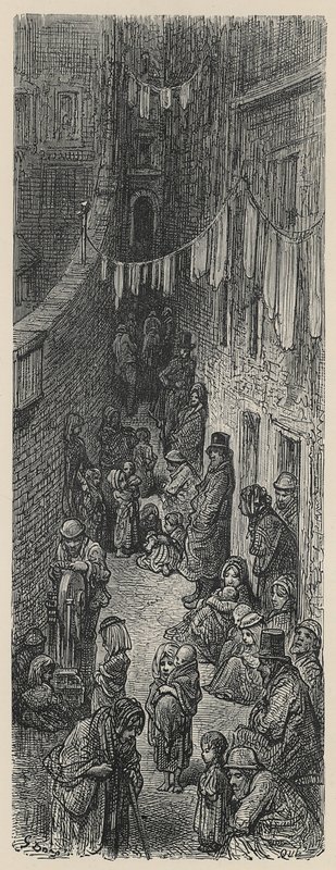 Orange Court, Drury Lane da Gustave Dore