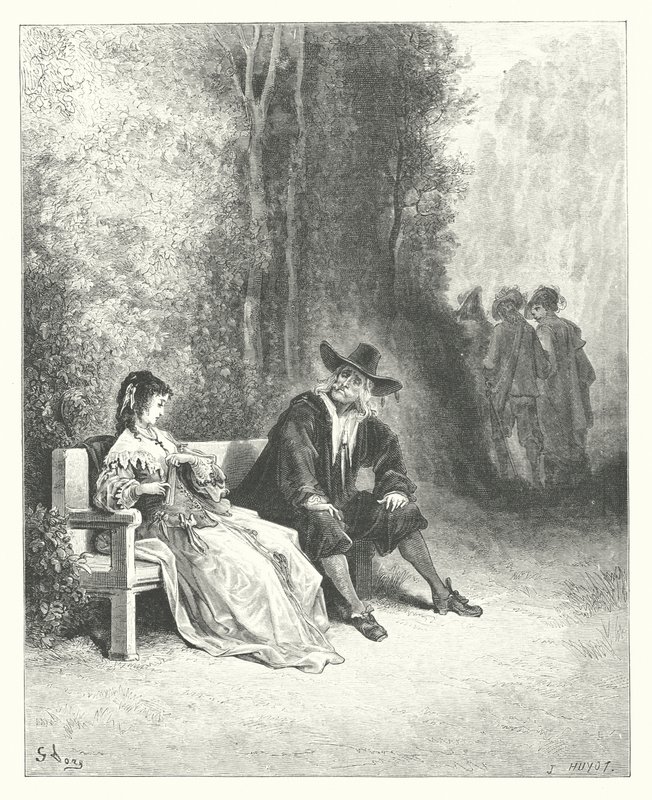Le favole di La Fontaine: La fanciulla da Gustave Dore