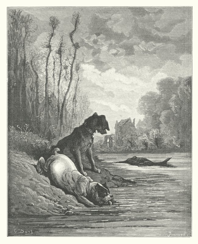 Le favole di La Fontaine: I due cani e l