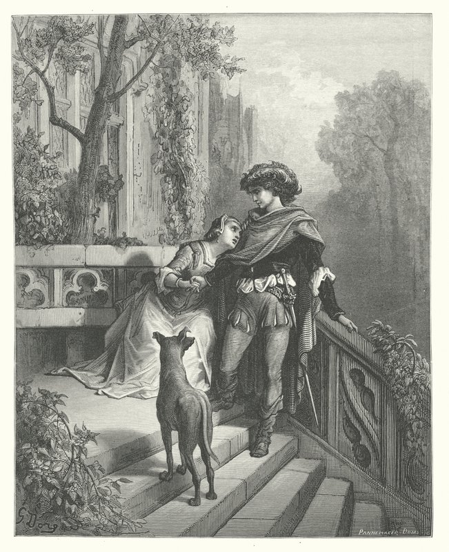 Le favole di La Fontaine: I due piccioni da Gustave Dore