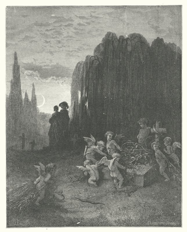 Le favole di La Fontaine: La giovane vedova da Gustave Dore