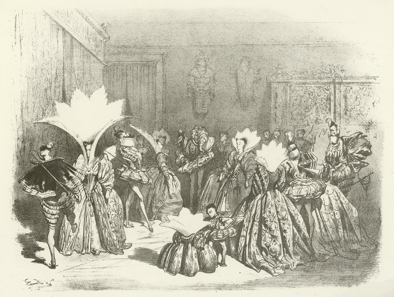 Il Jig-A Ball nel regno di Enrico III da Gustave Dore