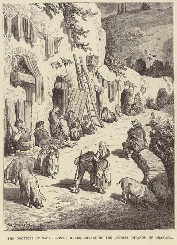 Le grotte del Sacro Monte da Gustave Dore