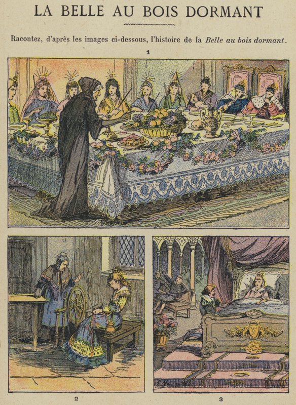 La Bella Addormentata da Gustave Fraipont