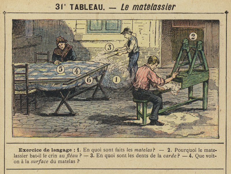 Il materassaio da Gustave Fraipont