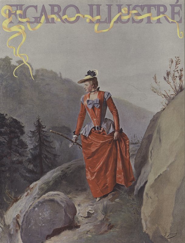 Copertina di Le Figaro Illustré, agosto 1891 da Gustave Jacquet