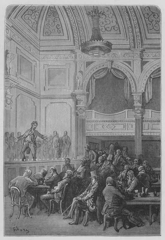 Café-Concert da Gustave after Dore