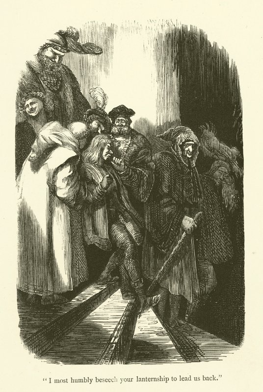 Illustrazione per le opere di Rabelais da Gustave after Dore
