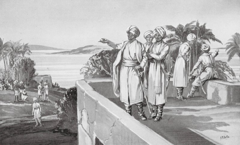Humphrey Cooke prende possesso di Bombay da H. M. (after) Burton