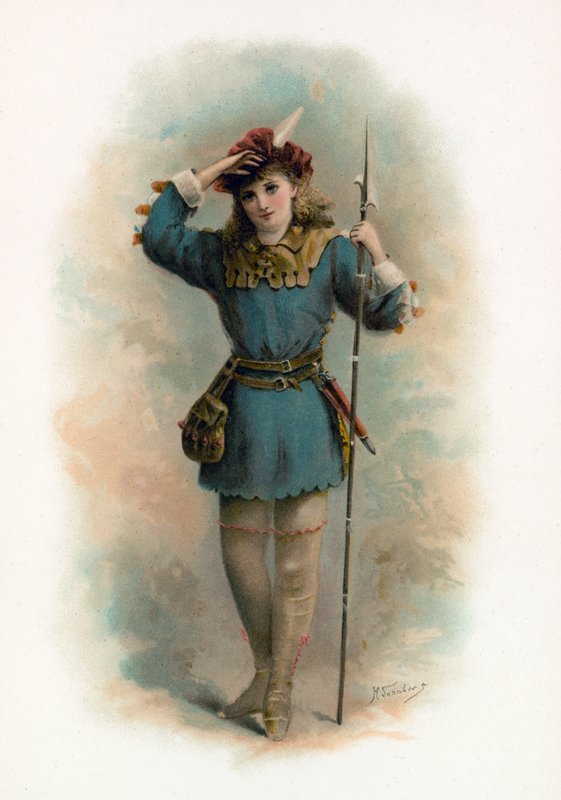 Rosalind da Come vi piace da H. Saunders