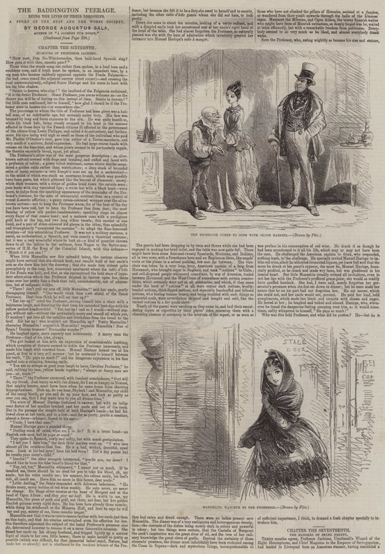 Il titolo nobiliare di Baddington da Hablot Knight Browne