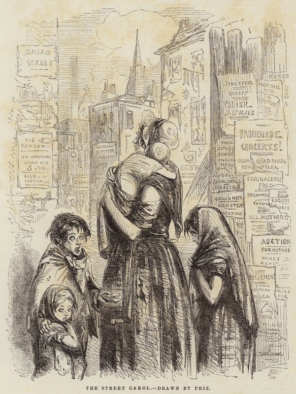 Il canto di strada da Hablot Knight Browne
