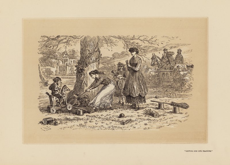 Metterlo in allenamento da Hablot Knight (1815 92) Browne