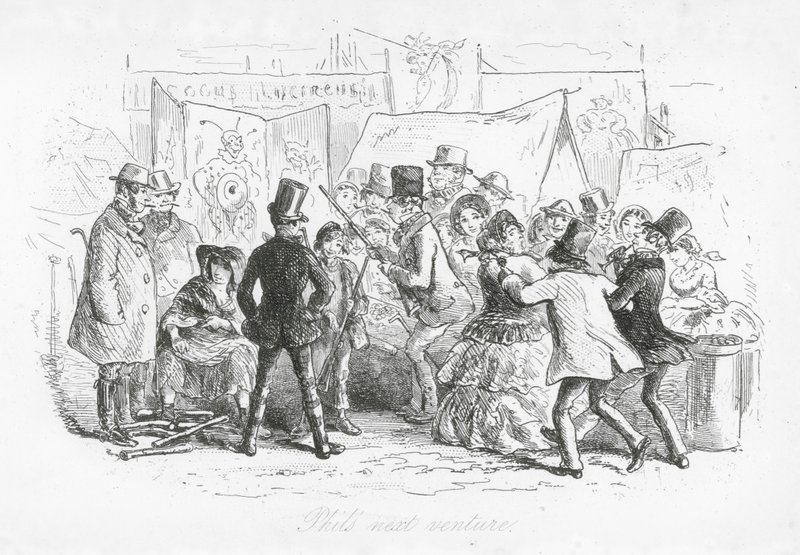 Strade di Londra: la prossima impresa di Phil da Hablot Knight (1815 92) Browne