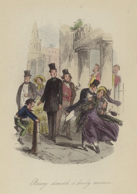 Illustrazione per Lewis Arundel o La Ferrovia della Vita di Frank E Smedley da after Hablot Knight Browne