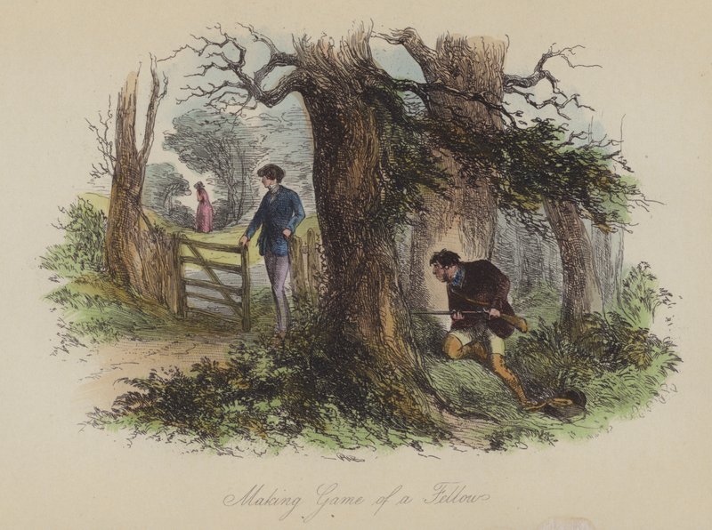 Illustrazione per Lewis Arundel o La Ferrovia della Vita di Frank E Smedley da after Hablot Knight Browne