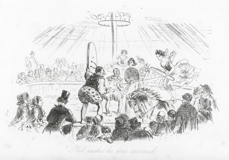 Strade di Londra: Phil desidera essere sposato da Hablot Knight (1815 92) Browne