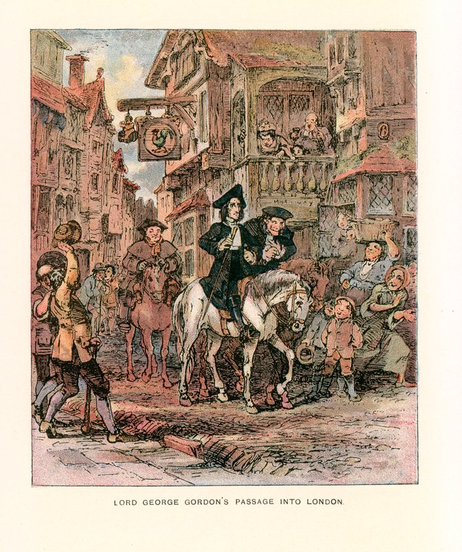 Illustrazione per Barnaby Rudge da Hablot Knight Browne