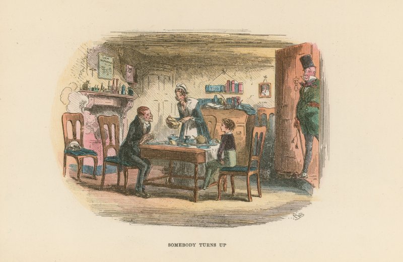 Illustrazione per David Copperfield da Hablot Knight Browne