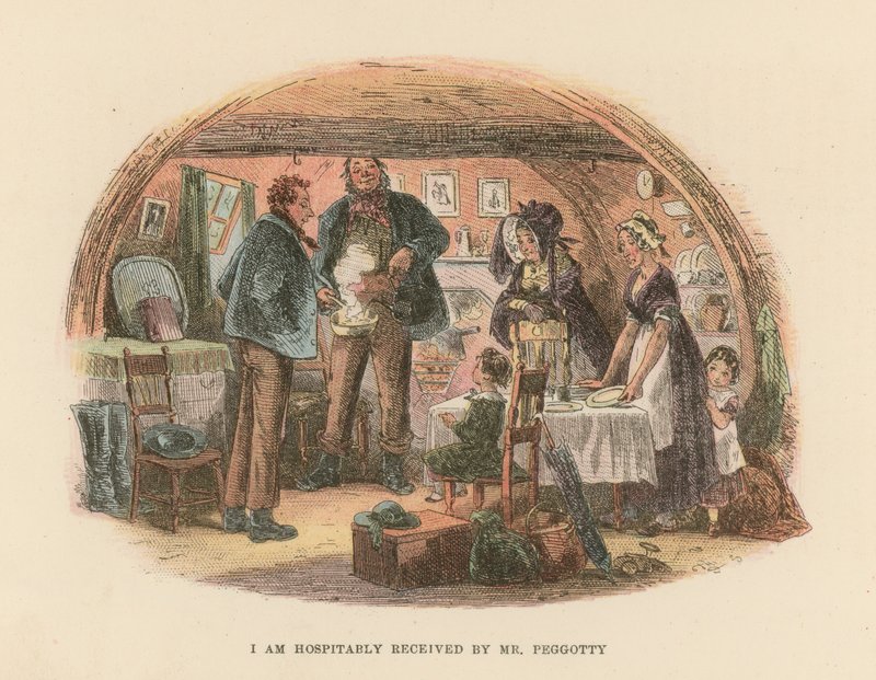 Illustrazione per David Copperfield da Hablot Knight Browne