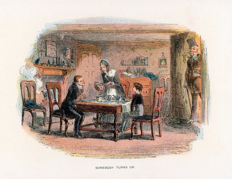 Illustrazione per David Copperfield da Hablot Knight Browne