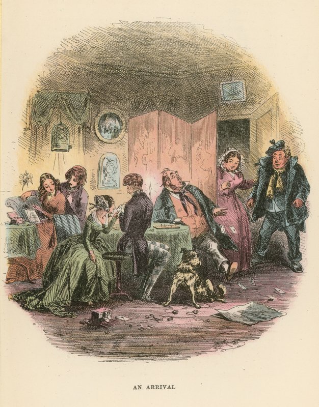 Illustrazione per Dombey e Figlio da Hablot Knight Browne