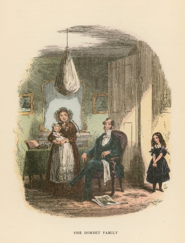 Illustrazione per Dombey e Figlio da Hablot Knight Browne
