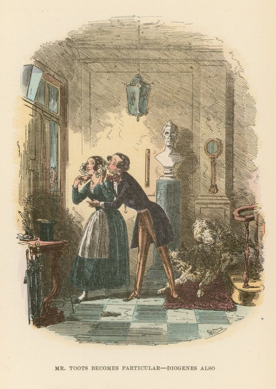 Illustrazione per Dombey e Figlio da Hablot Knight Browne