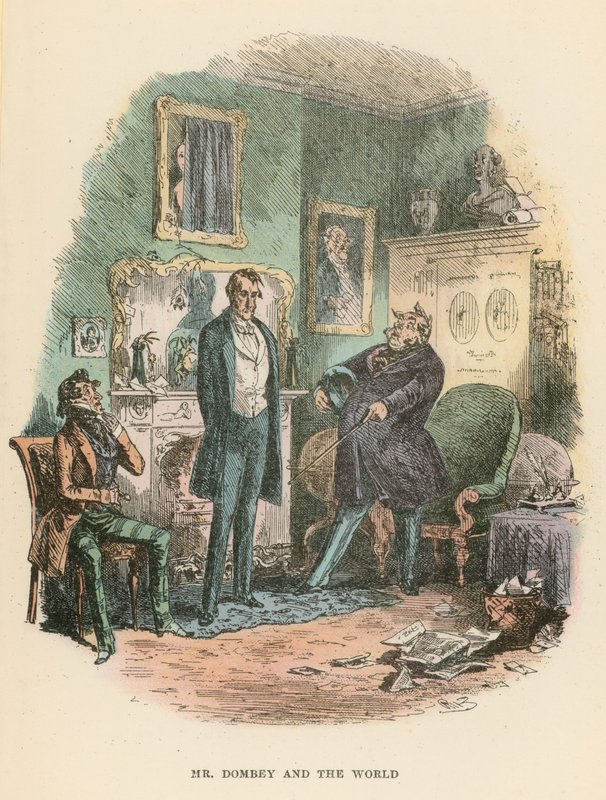 Illustrazione per Dombey e Figlio da Hablot Knight Browne
