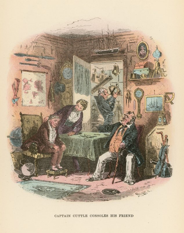 Illustrazione per Dombey e Figlio da Hablot Knight Browne
