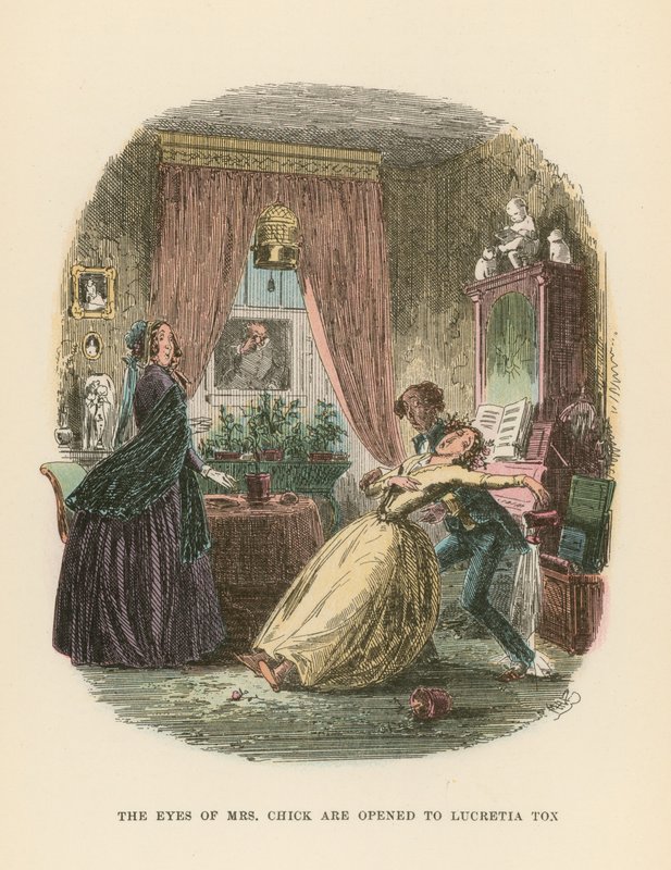 Illustrazione per Dombey e Figlio da Hablot Knight Browne