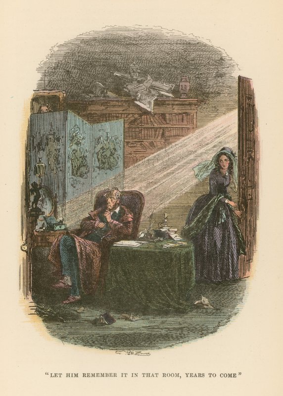 Illustrazione per Dombey e Figlio da Hablot Knight Browne