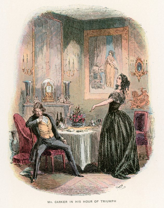 Illustrazione per Dombey e Figlio da Hablot Knight Browne