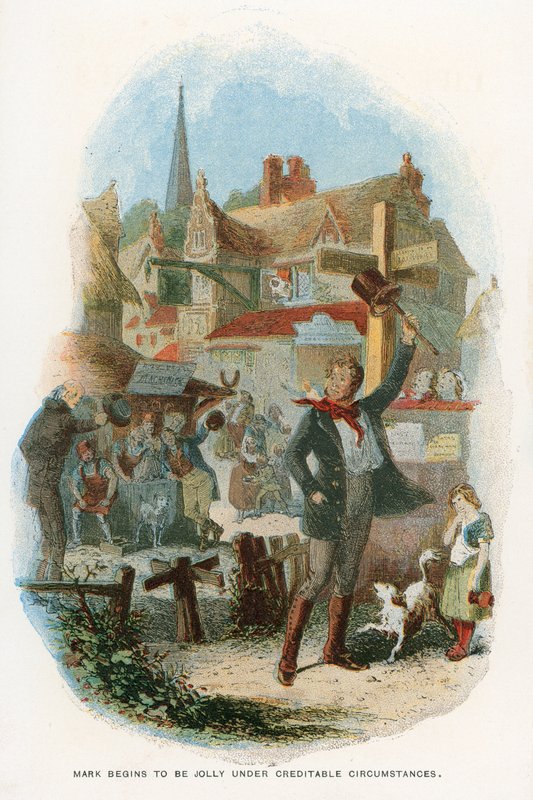 Illustrazione per Martin Chuzzlewit da Hablot Knight Browne