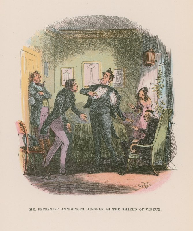 Illustrazione per Martin Chuzzlewit da Hablot Knight Browne