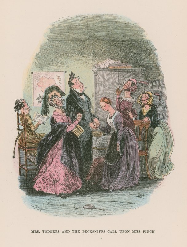 Illustrazione per Martin Chuzzlewit da Hablot Knight Browne